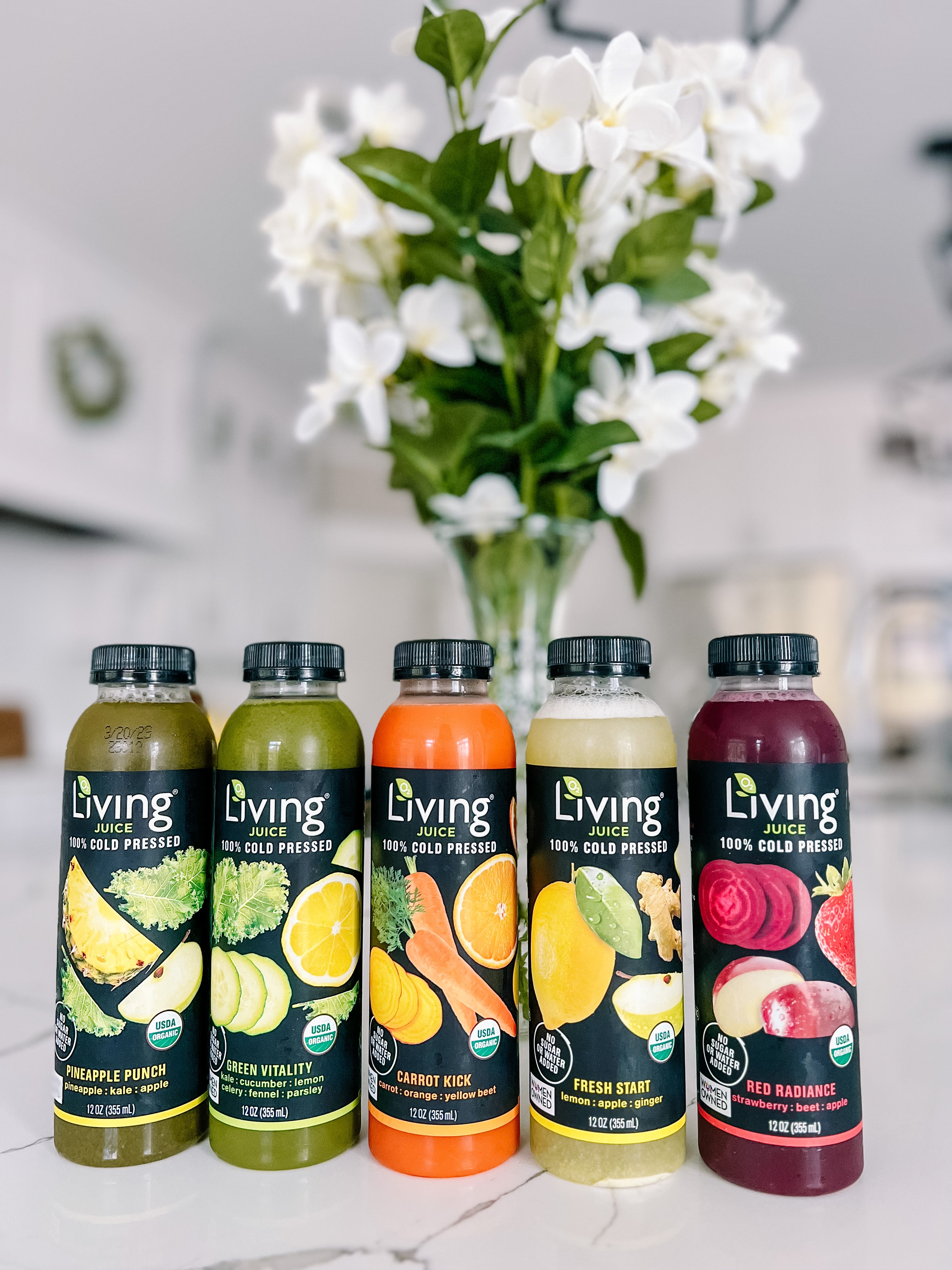 cold-pressed juice flavors