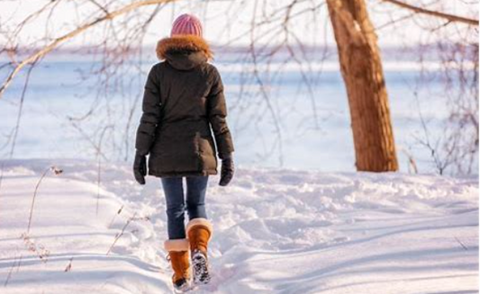 Going outside can help with mental health during the winter