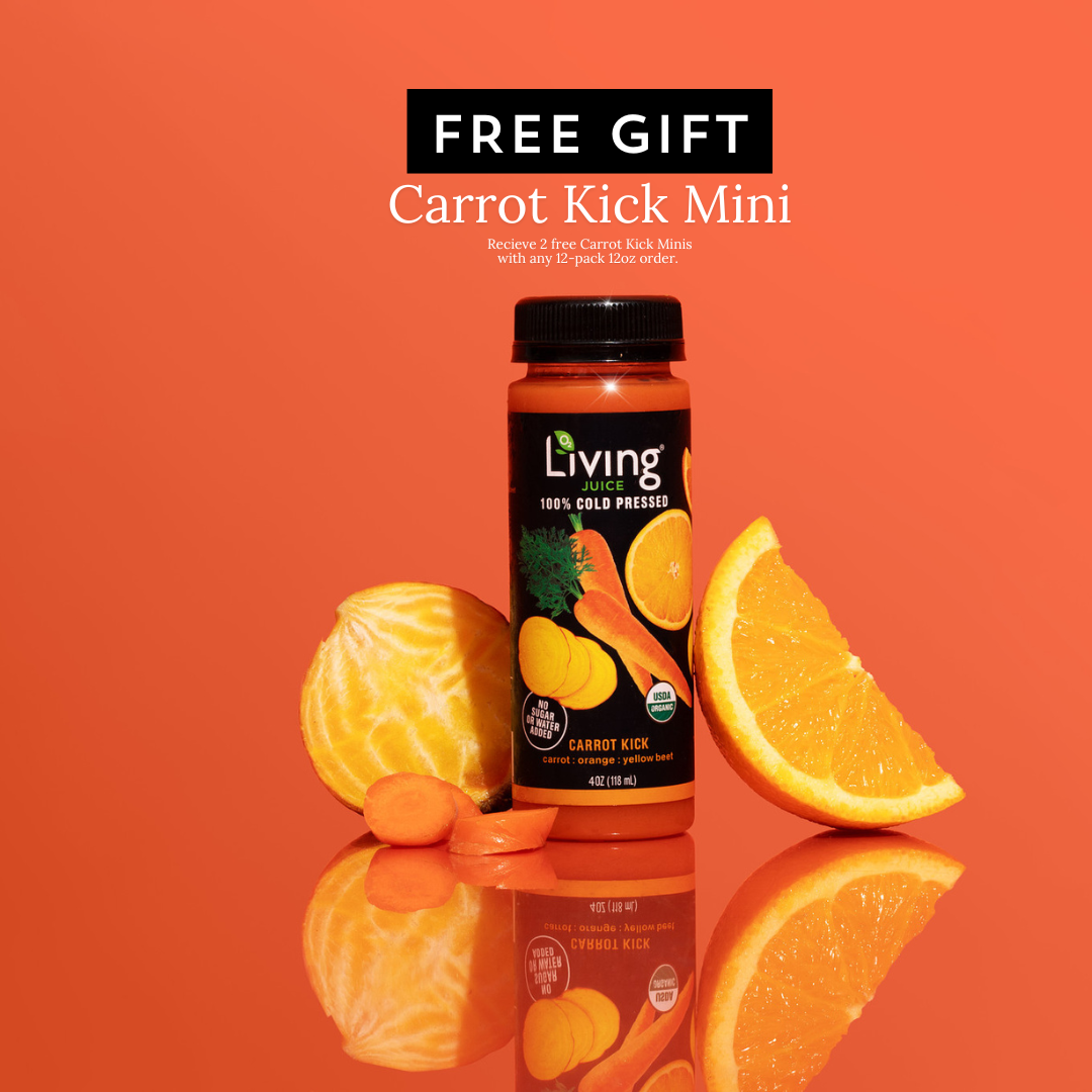 FREE GIFT – Buy any 12-pack, get 2 free Carrot Kick shooters