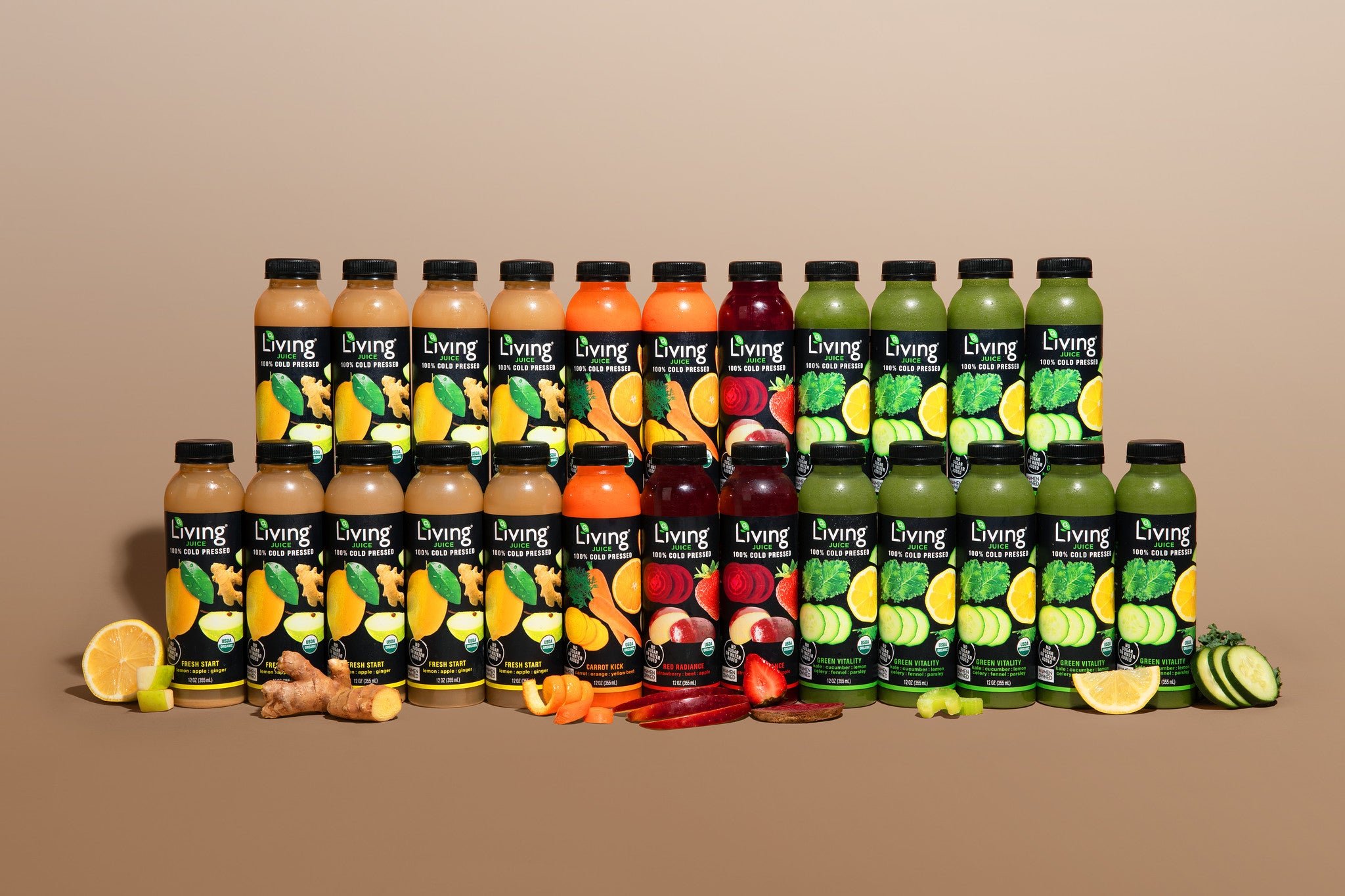 Living Juice Cleanse – 8 Juices Per Day