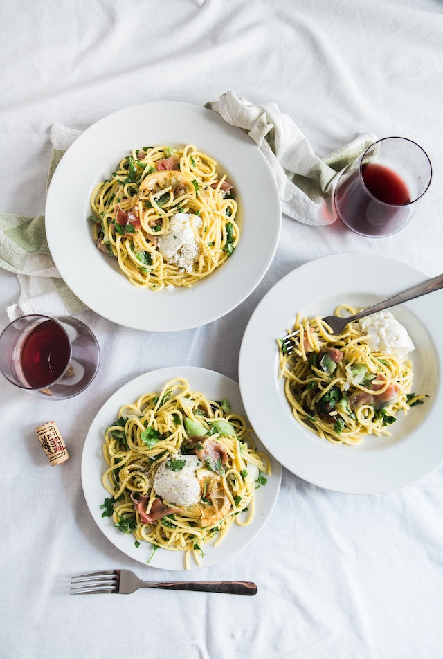 Creamy Vegan Pasta Primavera