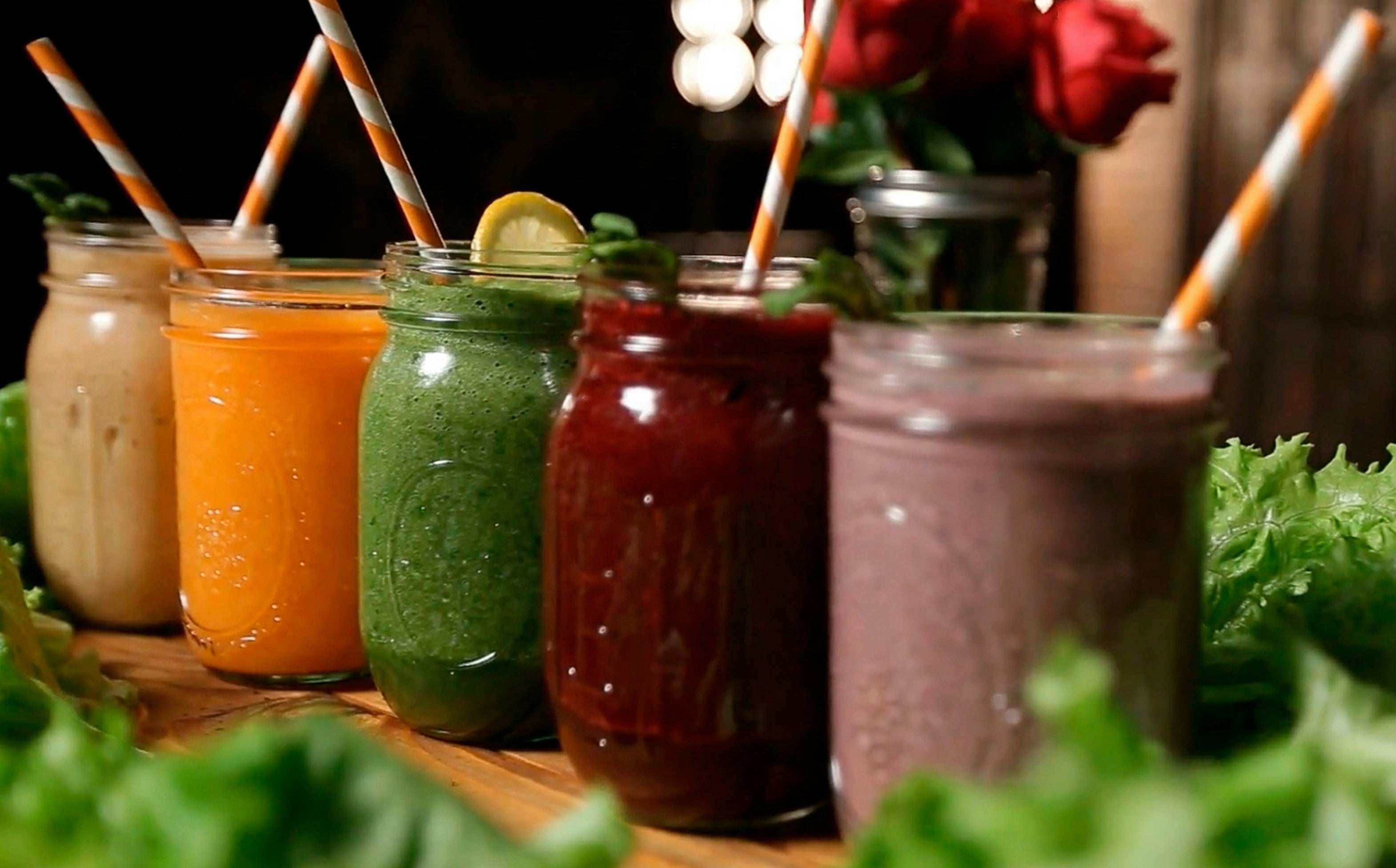 Rainbow smoothie recipe - blog by O2 Living makers of organic cold-pressed fruit and vegetable Living Juice