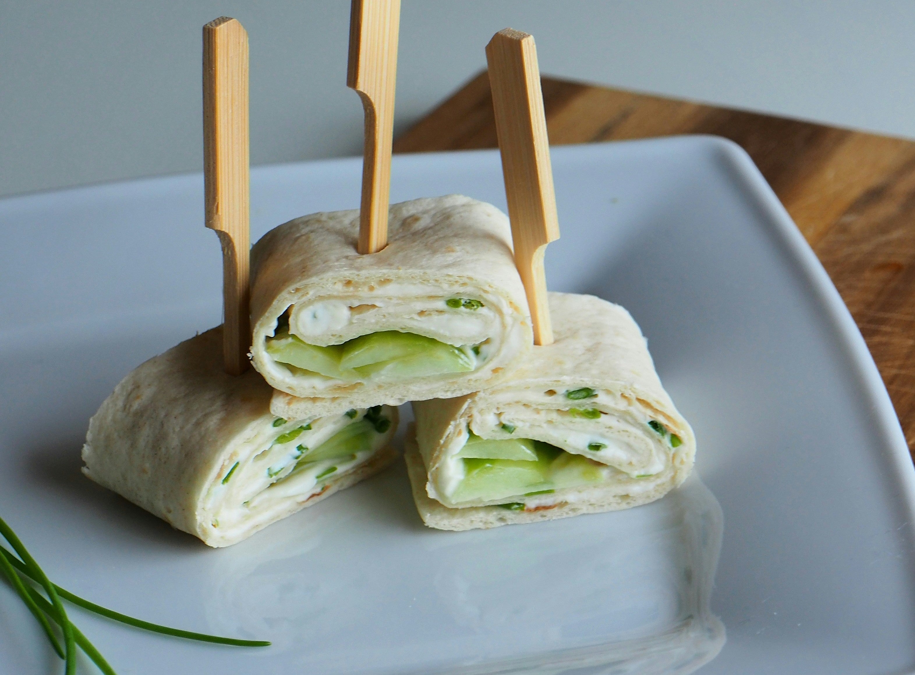 Veggie pinwheel recipe - by makers of organic cold-pressed fruit and vegetable Living Juice