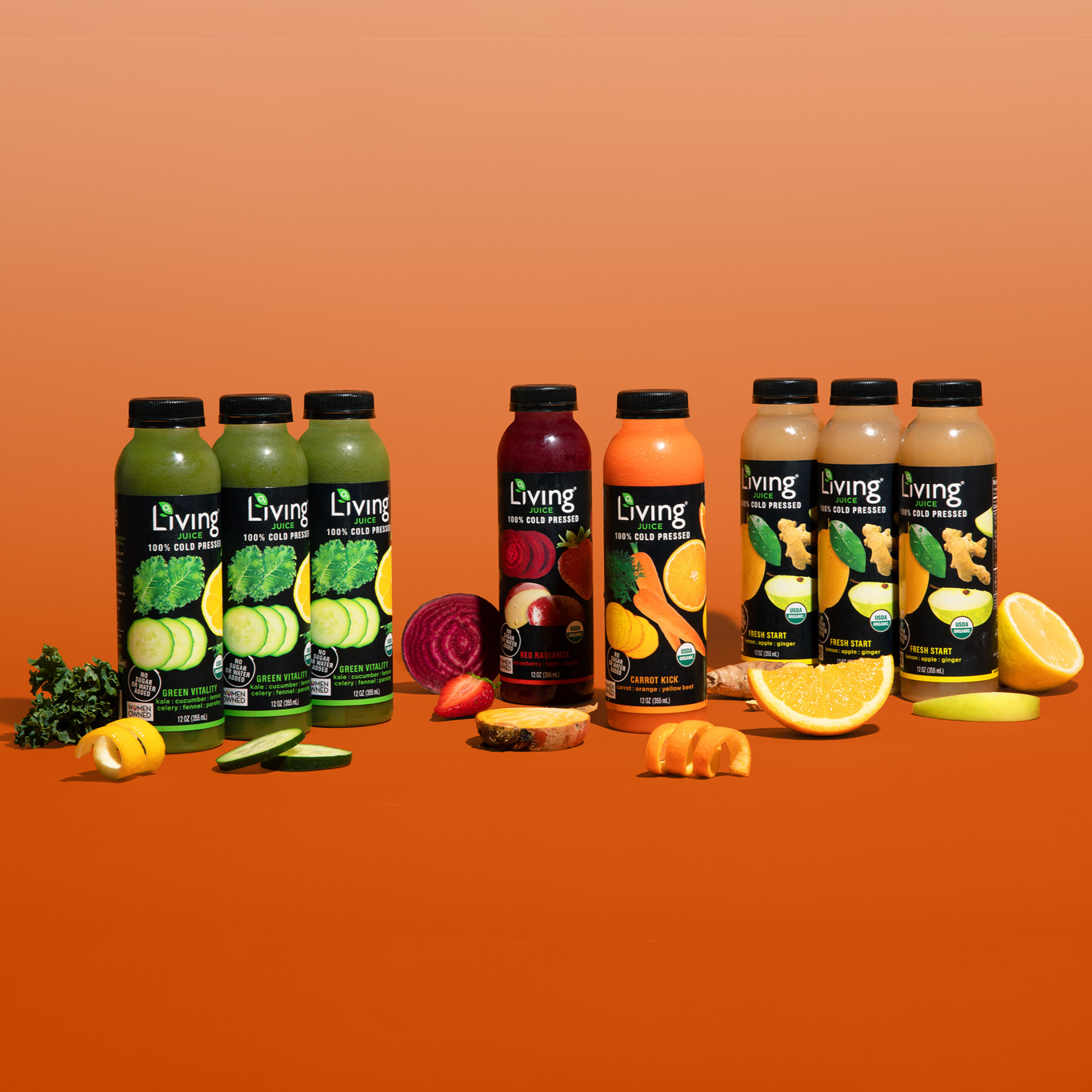Living Juice Cleanse – 8 Juices Per Day