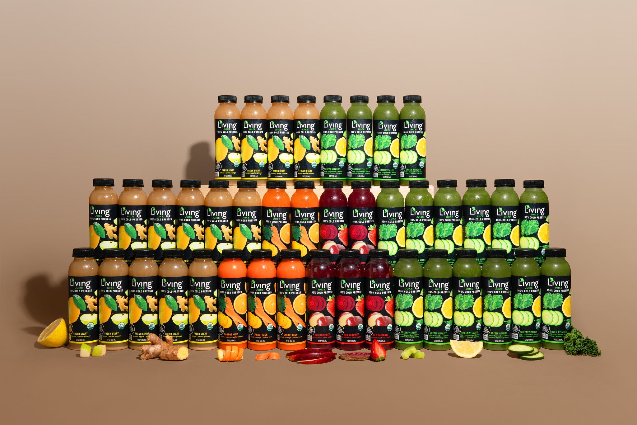 Living Juice Cleanse – 8 Juices Per Day