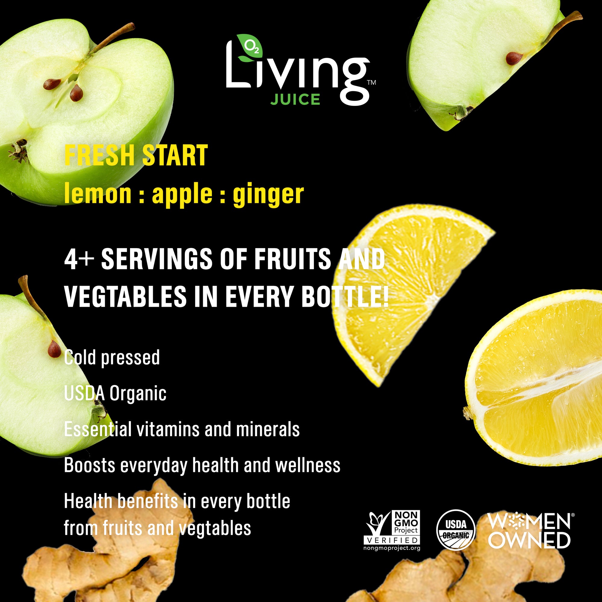 Fresh Start Cold Pressed Juice Living Juice New York Drink Living